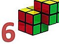 The 6.006 course logo, with a 2x2x2 Rubik's Cube in place of each zero.