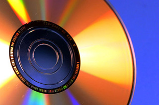 An audio compact disc.