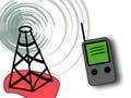 Figure showing an antenna and a receiving device.