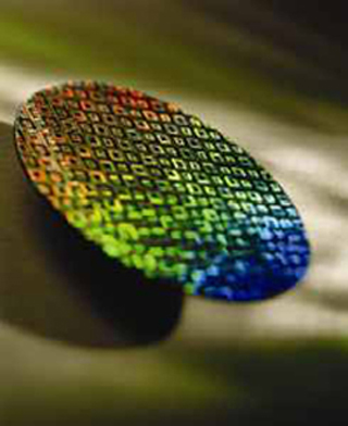 Image of a silicon wafer.