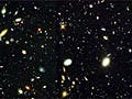 The Hubble Space Telescope Deep Field image.