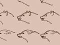 An illustration displaying many expressions of fear and aggression in a dog, from Darwin's The Expression of the Emotions in Animals and Man.