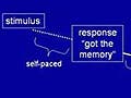 This stimulus sample is used during an experiment to identify the neural substrates of remote memory.