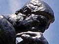 A close-up photo of Rodin's famous sculpture.