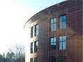 Two photographs of buildings and trees that illustrate daily scenes surrounding us.