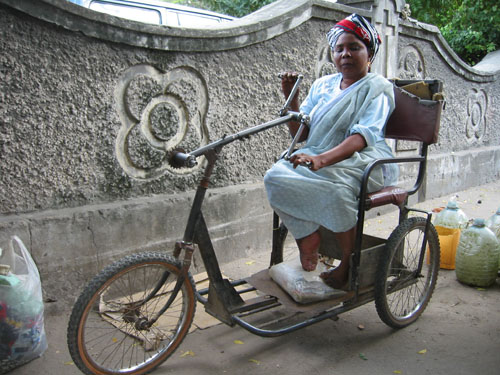 Photo of a trike in use.