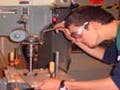 A photomontage of students using different fabrication tools.