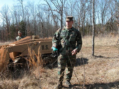 Operator with PlayStation® Controller. 