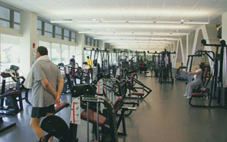MIT's state of the art weight room.