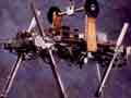 A four-legged machine that can simulate movement.