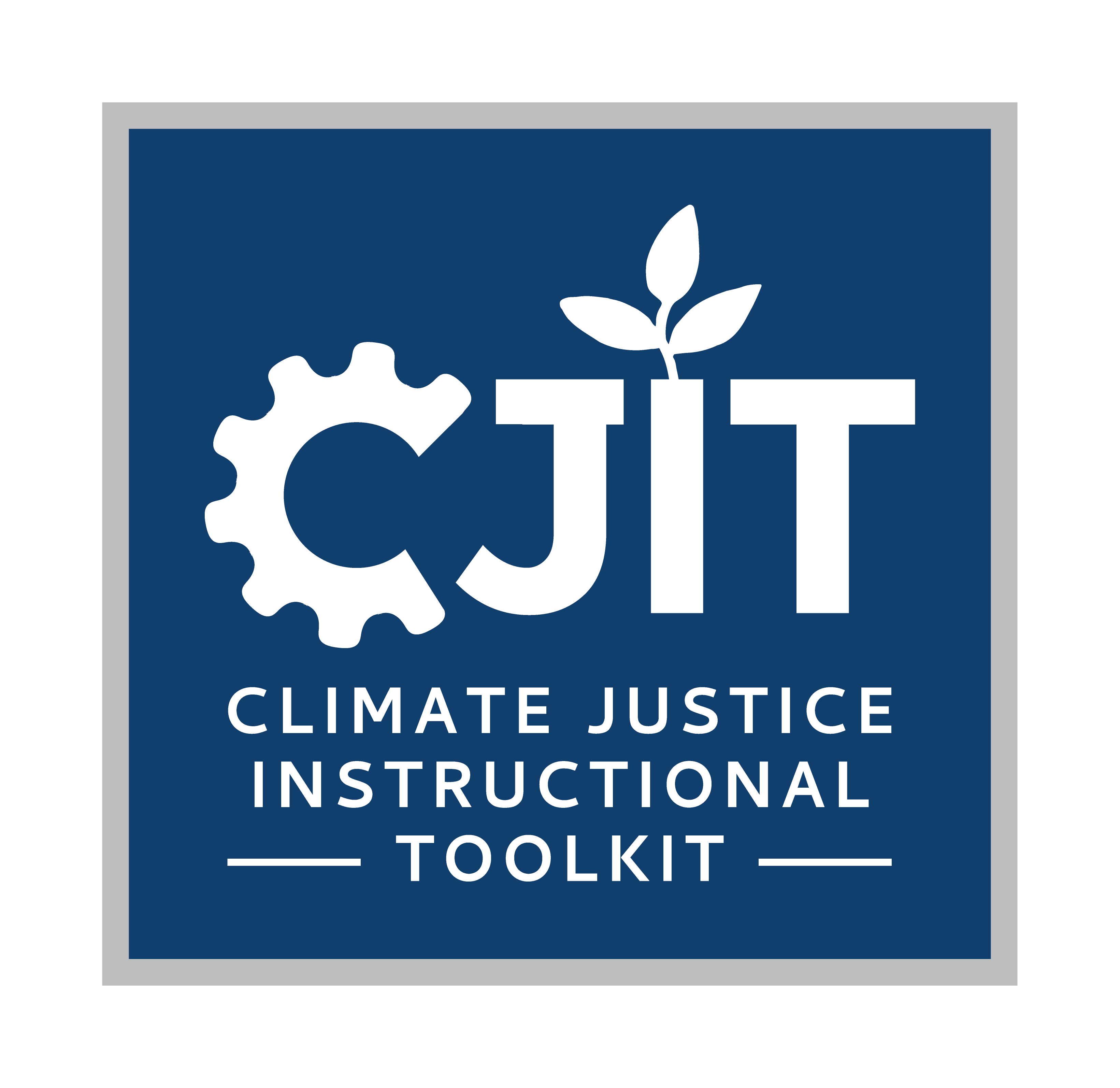 The logo of the Climate Justice Instructional Toolkit