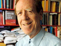 Photograph of Gilbert Strang in his office.