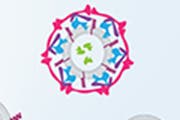 Illustration of the cell membrane and the transport of materials between the inside and outside of the cell.